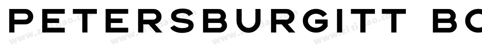 PetersburgITT Bold字体转换